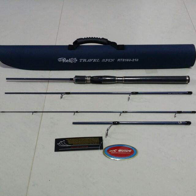 Brand New Relix Travel Spinning Rod For Sale, Sports Equipment, Fishing on  Carousell