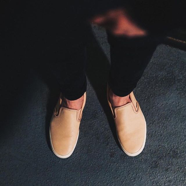 Brand New Vans Veggie Tan Slip On Men s Fashion Footwear Dress