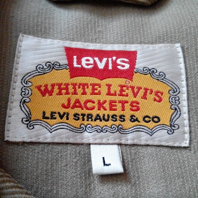 levis white label jacket