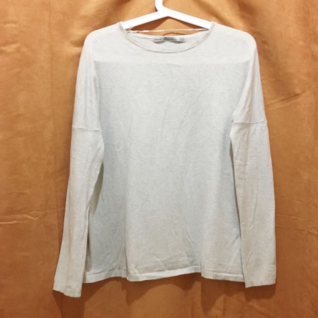 white jumper dress zara