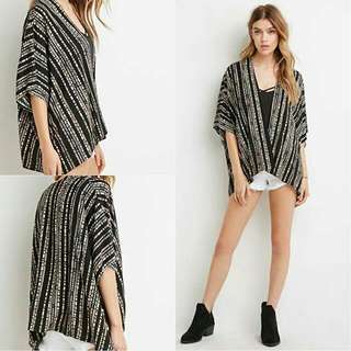 Forever21 Arrow Print Kimono