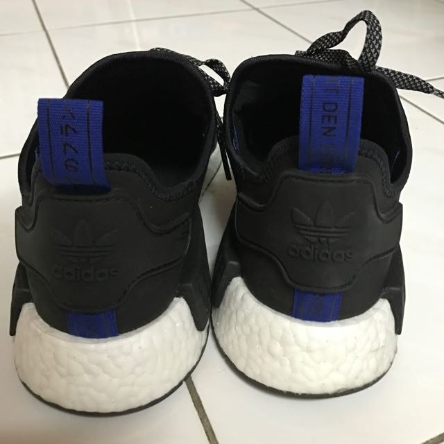 ADIDAS NMD R1 BLACK Blue Tag S31515 Men s Fashion Footwear