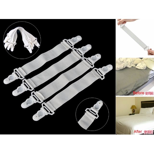 Bed Sheet Grippers Set of 4, Furniture, Beds & Mattresses on Carousell
