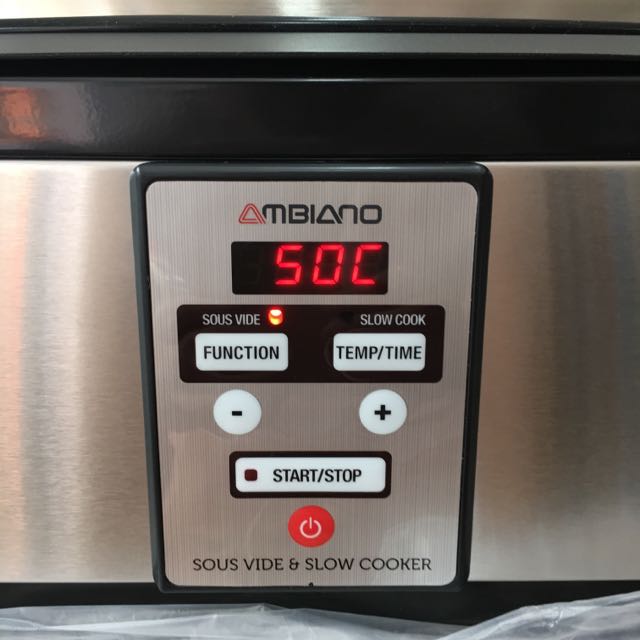 Ambiano 5.5L Professional Sous Vide & Slow Cooker From Australia, TV