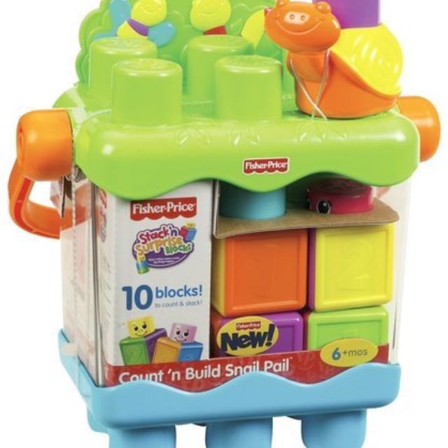 fisher price stack and surprise blocks