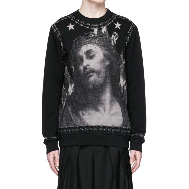 givenchy jesus sweatshirt