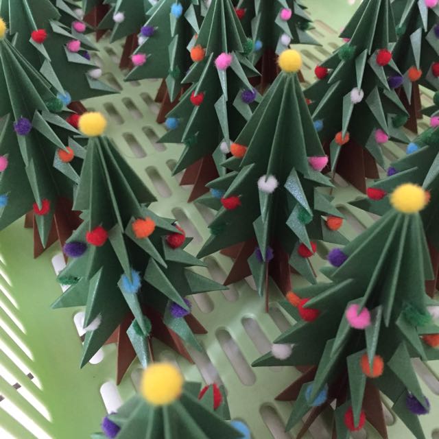Mini Paper Christmas Tree