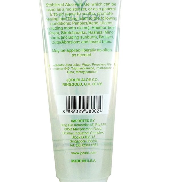 Jorubi Aloe Vera Gel Sunburn Pure Aloe Vera Acne Scratches