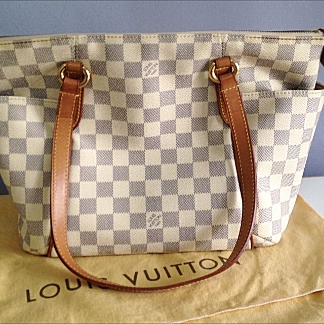 Louis Vuitton LV Totally PM Damier Azur, Luxury, Bags & Wallets on Carousell