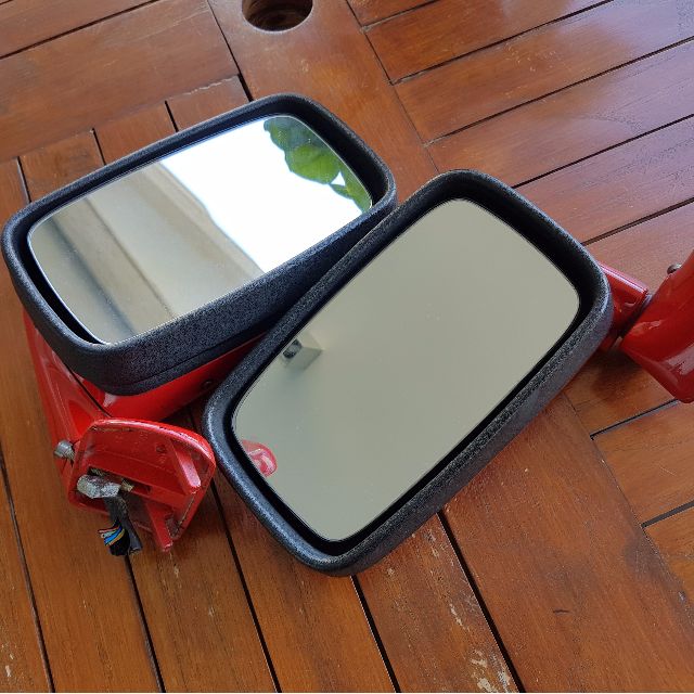 Porsche 964 Original Side Mirrors - Electric, Auto Accessories on Carousell