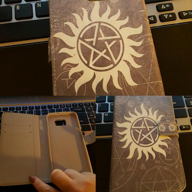 Samsung Galaxy S6 Edge Plus Supernatural Wallet Case Electronics Mobile Tablet Accessories On Carousell