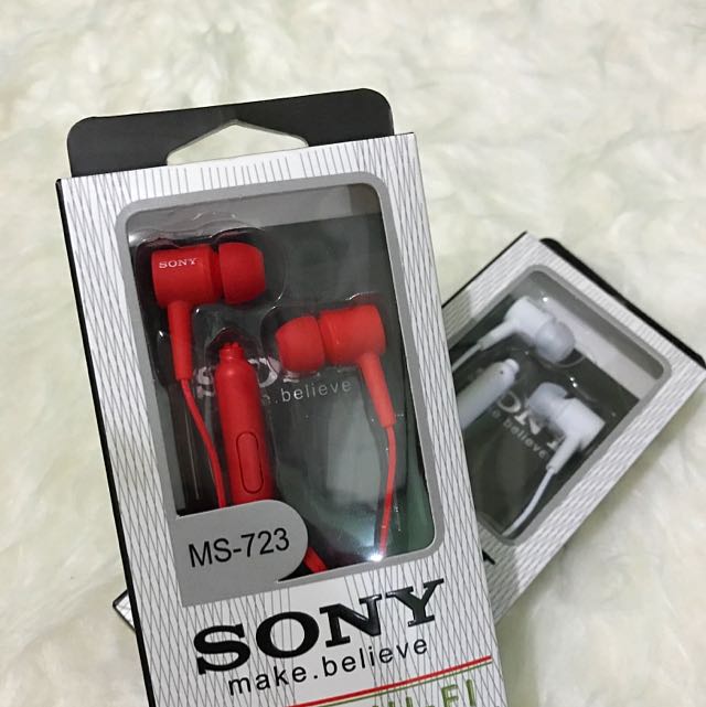 Sony Earphone MS-723, Telepon Seluler & Tablet, Aksesoris Tablet ...