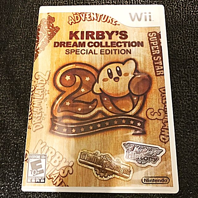 Wii Kirby's Dream Collection Special 20th Anniversary Special Edition,  Video Gaming, Video Games, Nintendo on Carousell