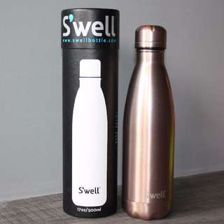 [存貨出清]S'well 保溫瓶 17Oz 粉鑽