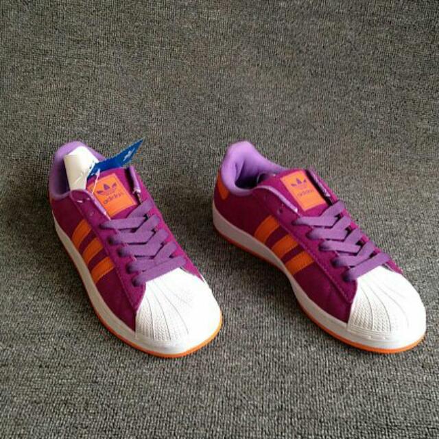 adidas purple orange shoes