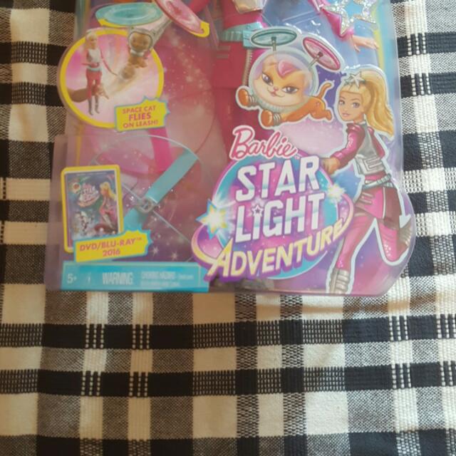 Barbie Star Light Galaxy Barbie Doll Flying Cat Toys Games