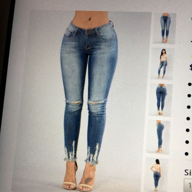 fashion nova size 13 jeans