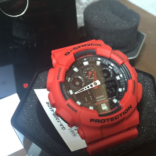 g shock coke red