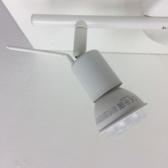 IKEA Tross Ceiling Track, 3 Spotlights White, Furniture & Home Living