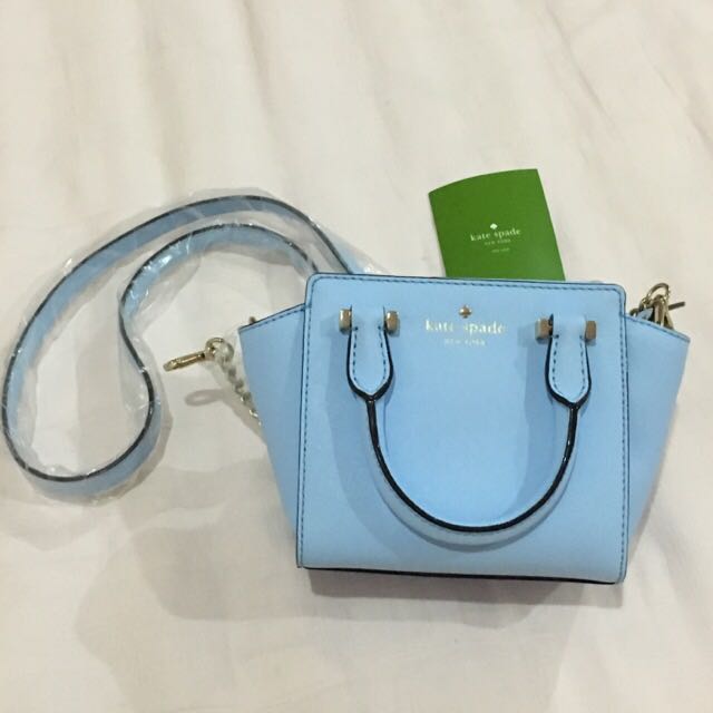 kate spade sky blue bag