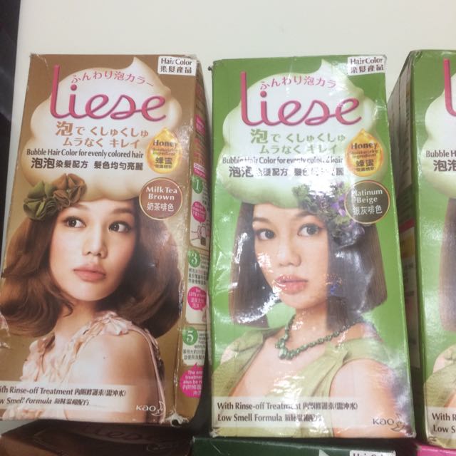 Liese Bubble Hair Color, Beauty & Personal Care, Hair on Carousell