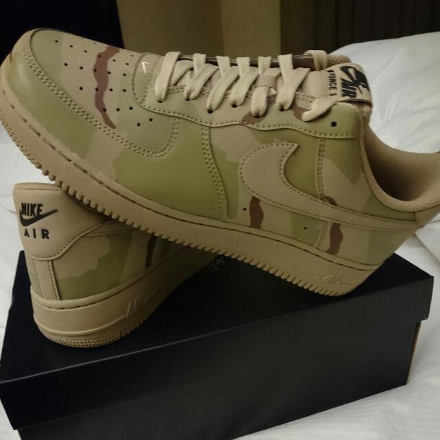 Nike air force store 1 reflective desert camo