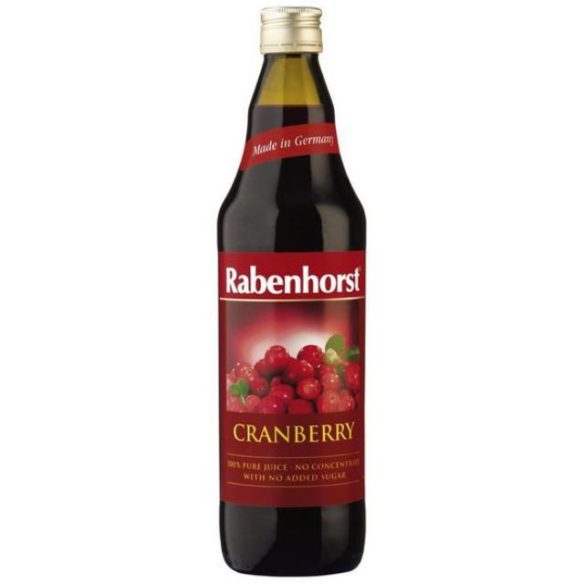 Rabenhorst Cranberry Juice no sugar added 750ml, Food & Drinks