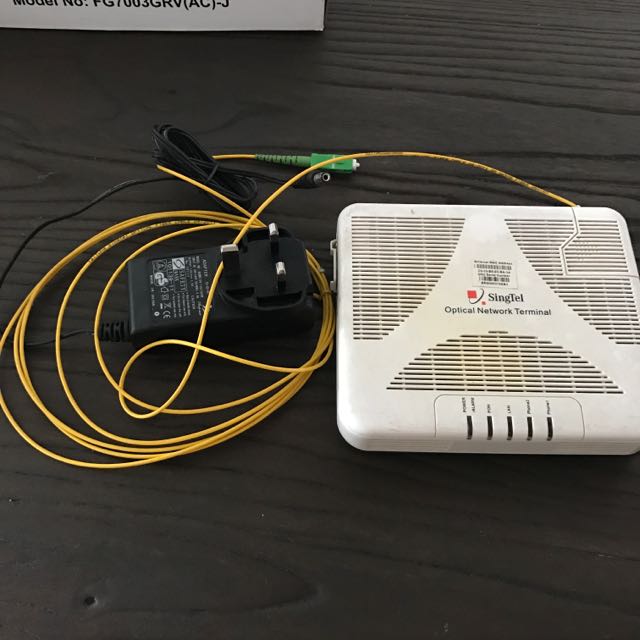 Singtel Fibre Optic Network Terminal Ont Electronics Others On Carousell