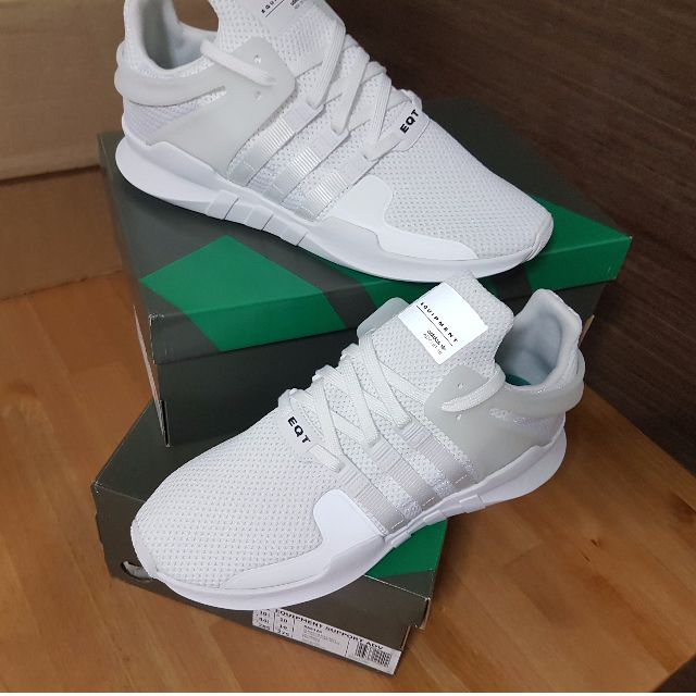 US 10.5 Adidas EQT Support ADV Triple White BA8322 Men s