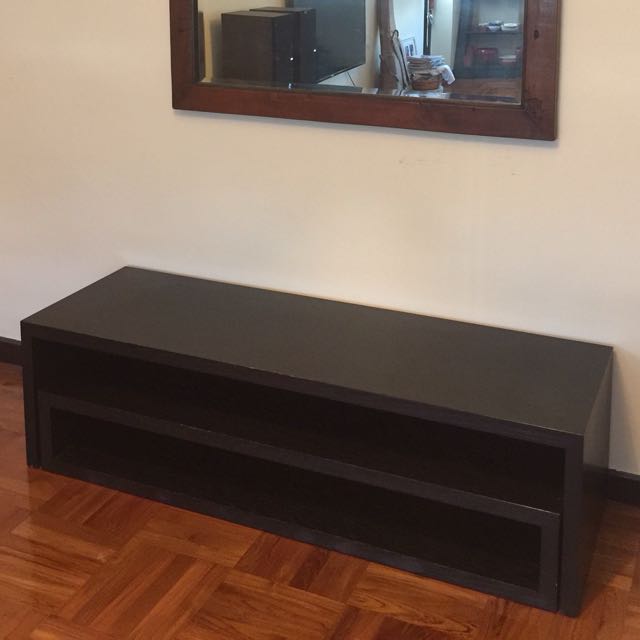 實木電視音響地櫃 傢俬 家居 傢俬 Carousell