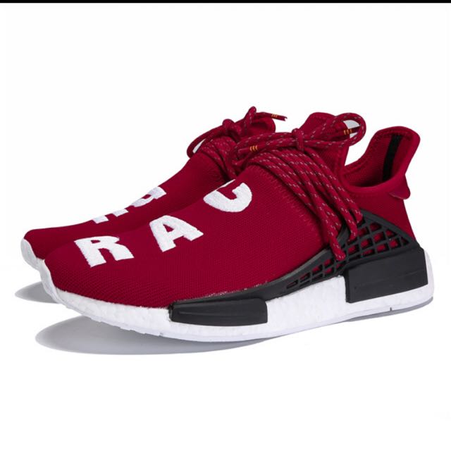 Authentic Adidas NMD Red Human Race, Bulletin Board, Preorders on Carousell