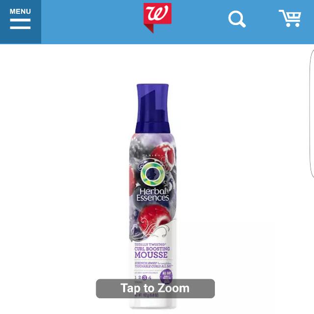 Herbal Essences Totally Twisted Mousse For Curly Permed Hair