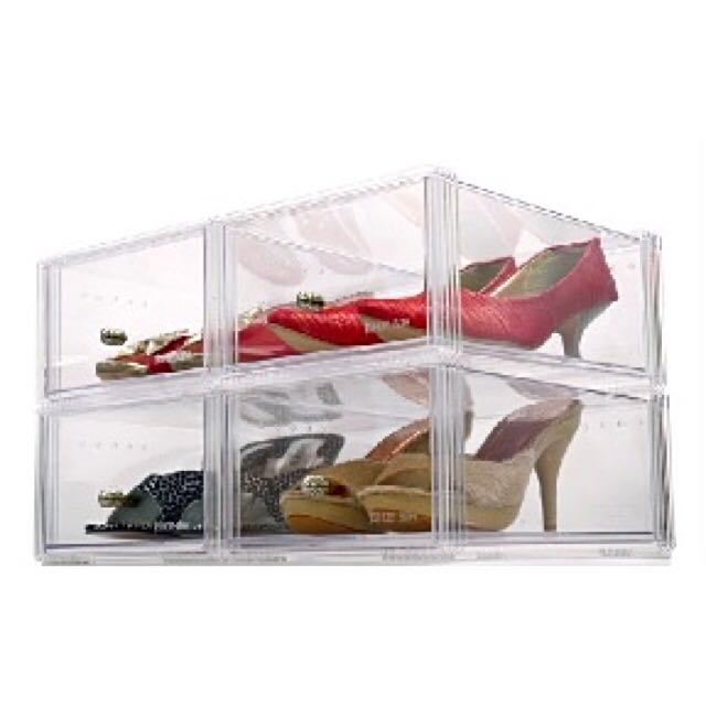 Glassy shoe box on sale