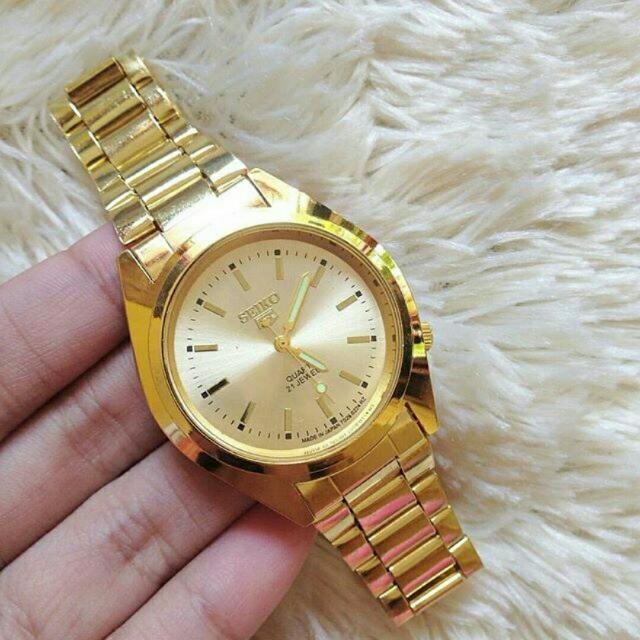 Jam Tangan Seiko Gold Olshop Fashion Olshop Wanita Di Carousell