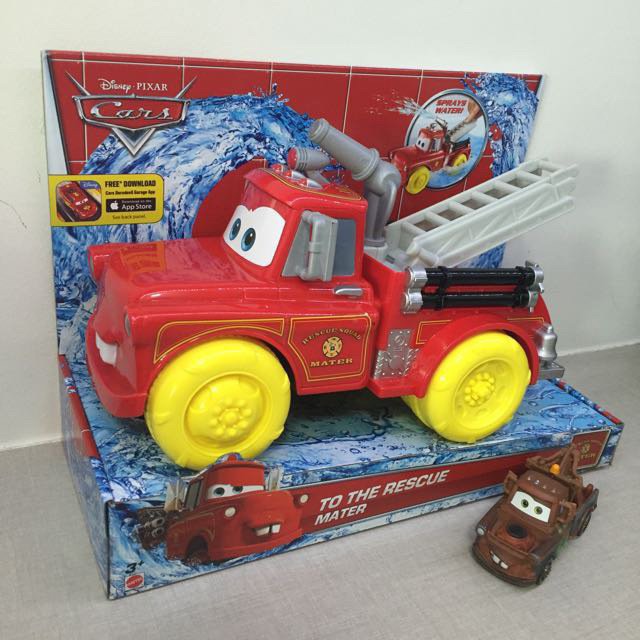 Large Rescue Squad Mater Hydro Wheels Toys Games Bricks Figurines On Carousell