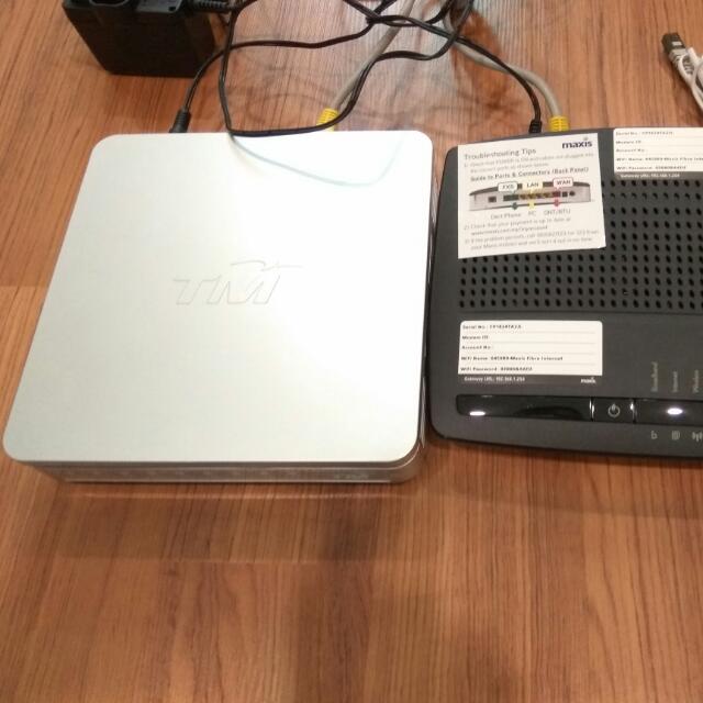Maxis Home Fibre Modem & Router Set, Mobile Phones & Gadgets, Mobile & Gadget Accessories, Sim