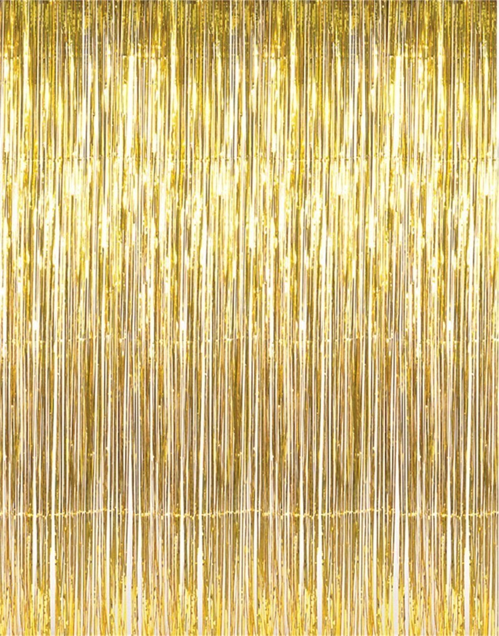 ️STOCK Metallic Tinsel Backdrop Gold, Silver, Furniture, Home Decor