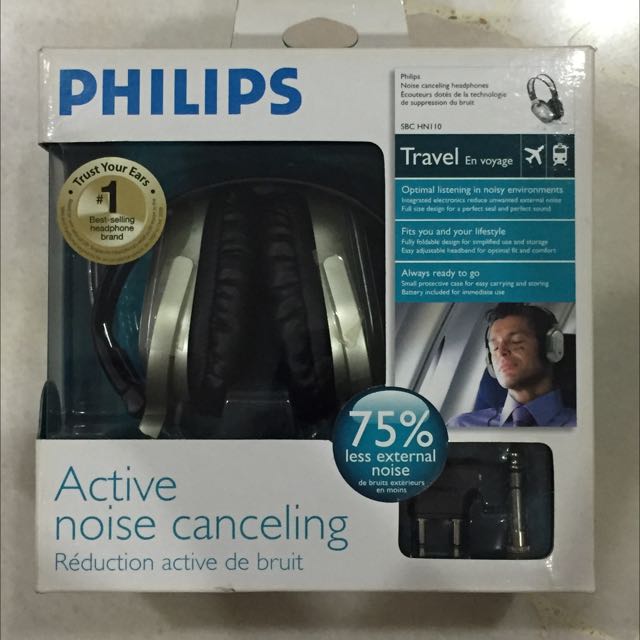 Philips Noise Cancelling Headphones, Audio, Headphones & Headsets on