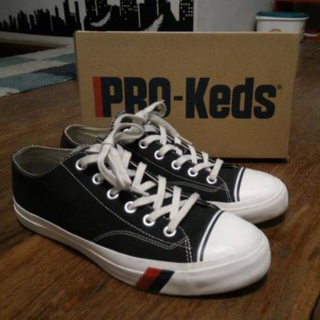 all black pro keds
