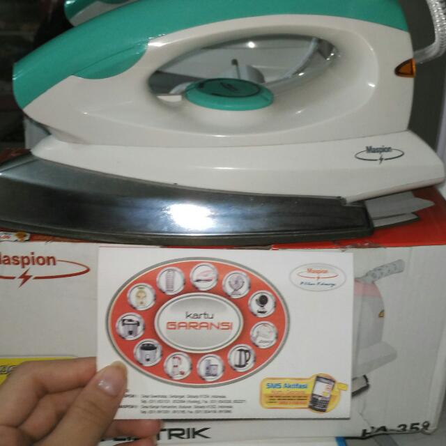 Setrika Maspion Ha 358 Home Furniture On Carousell