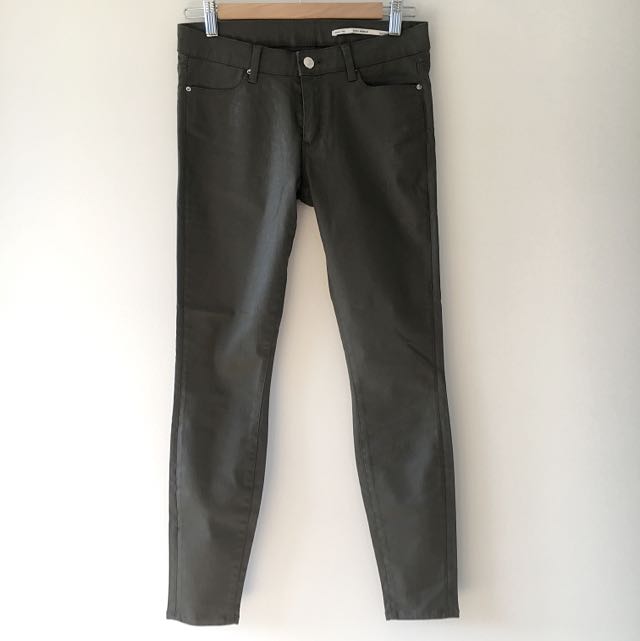 coated trousers zara