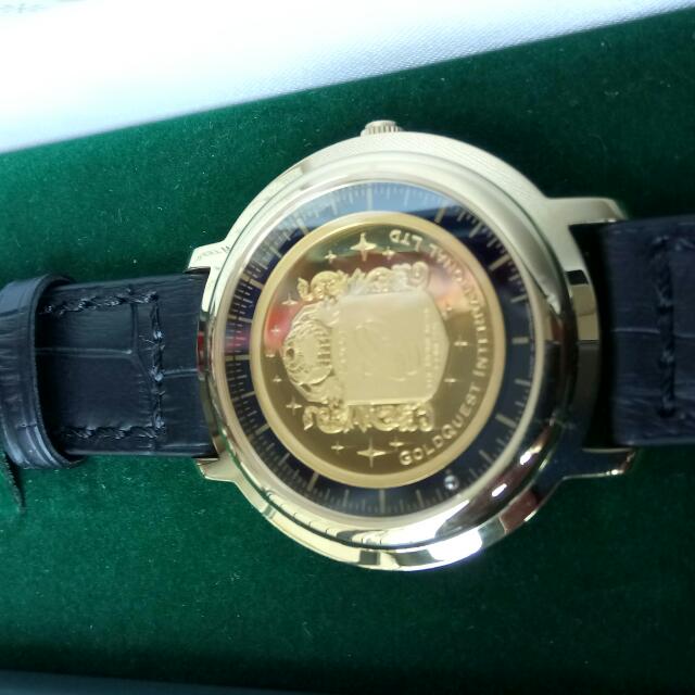 24 Karat Gold Watch Authentic Mobile Phones Gadgets Wearables