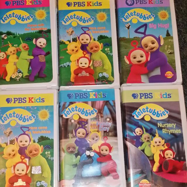 6 Vhs Teletubbies, Everything Else, CD's, DVD's & Other Media on