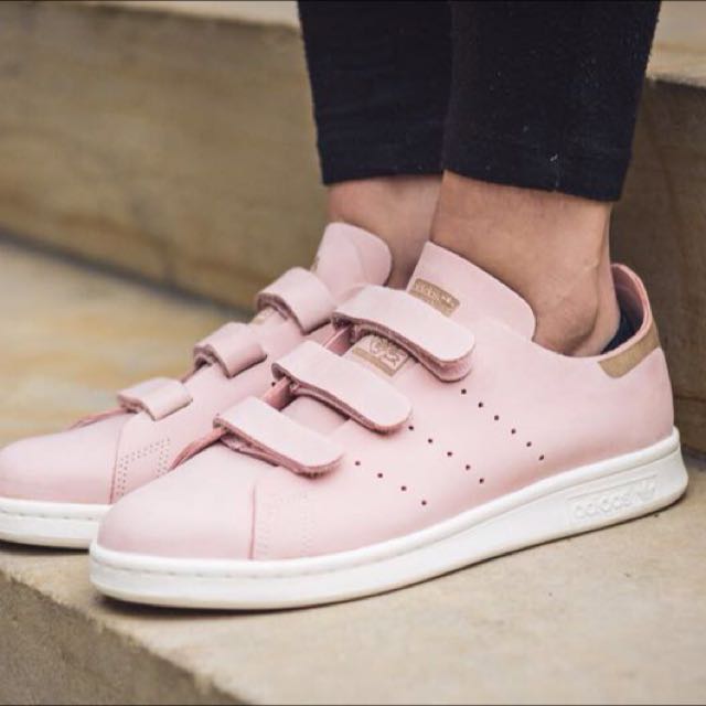 Stan smith pink strap online