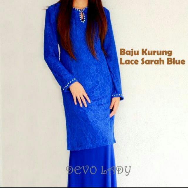 20 Ide Fashion Baju  Kurung  Moden  Royal  Blue  Kelly Lilmer