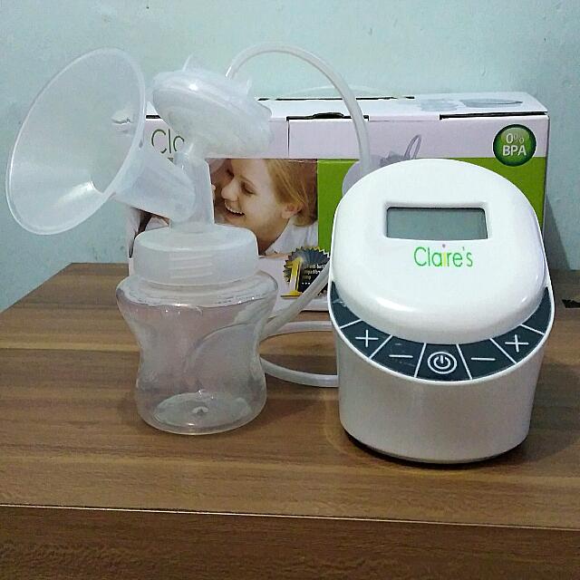Claire s Rechargeable Electric Breast Pump Bayi Anak Perawatan Makanan Anak di Carousell