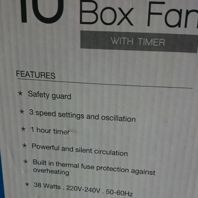 Electric Box Fan, TV & Home Appliances, Water Heater & Instant Showers