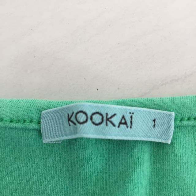Green Kookai Singlet Top - Size 1, Women's Fashion, Tops, Sleeveless on  Carousell