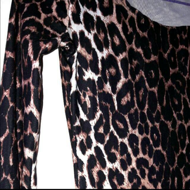 Leopard Print Dress, Women's Fashion, Tops, Sleeveless on Carousell