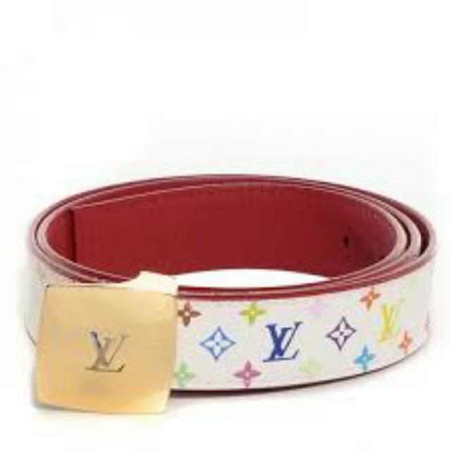 Louis Vuitton SHAPE 40MM REVERSIBLE CLOUDS BELT (8 Colors)